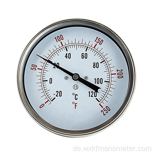 2,5 Zoll 304 Edelstahl Bimetallic Thermometer Messgeräte